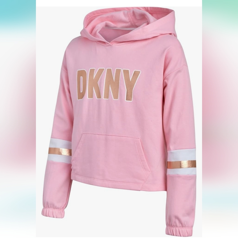 WAS. $ 42  Giftable  AUTHENTIC DKNY: Girls' sweatshirt 5